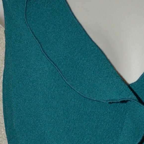 Sz 6 Magid Bernard Green Ruffle Sleeveless Dress - Picture 5 of 7